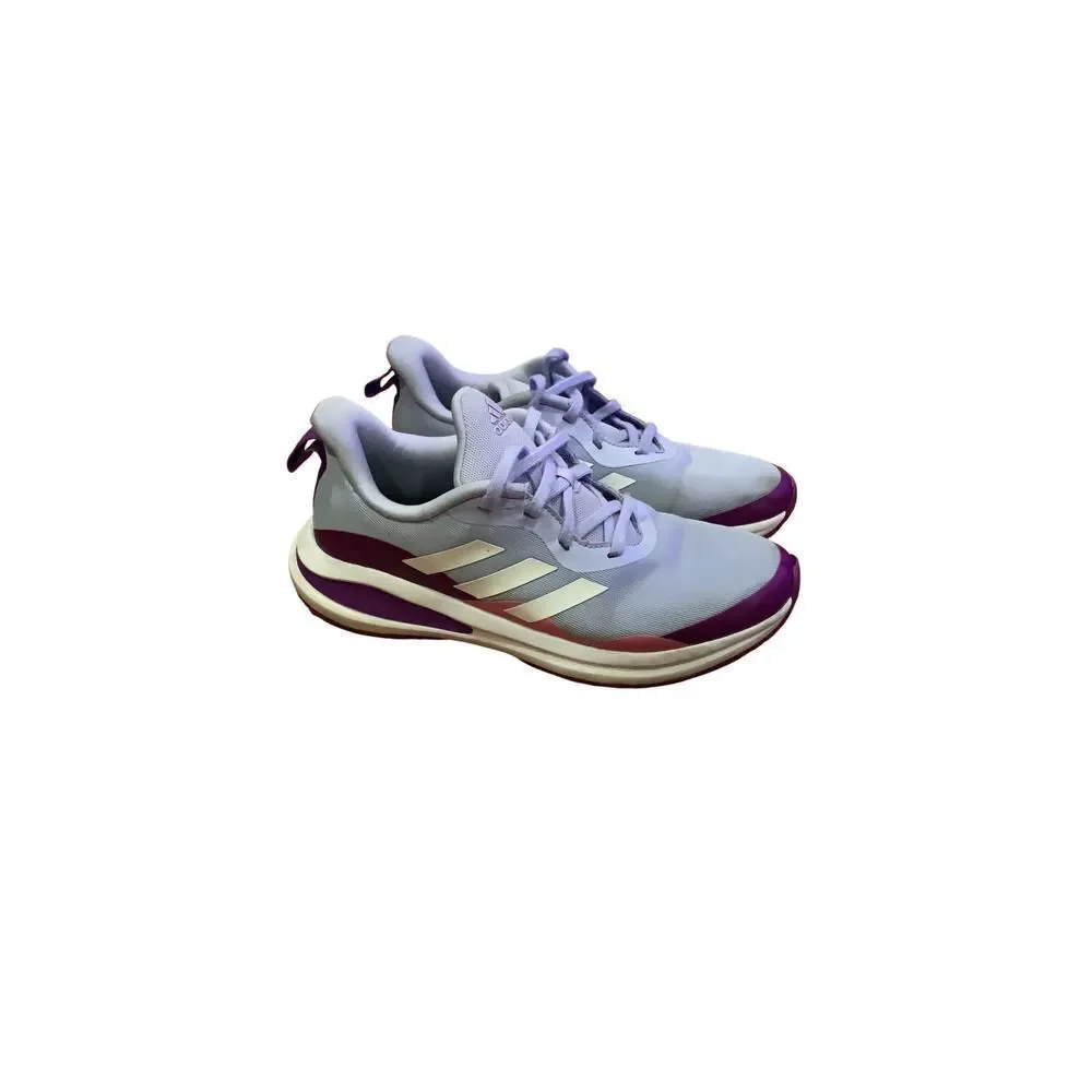 adidas Women Athletic Sneakers 5 Purple White Sporty Casual